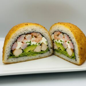 Sushi Burger de Pollo Camarón - MINI