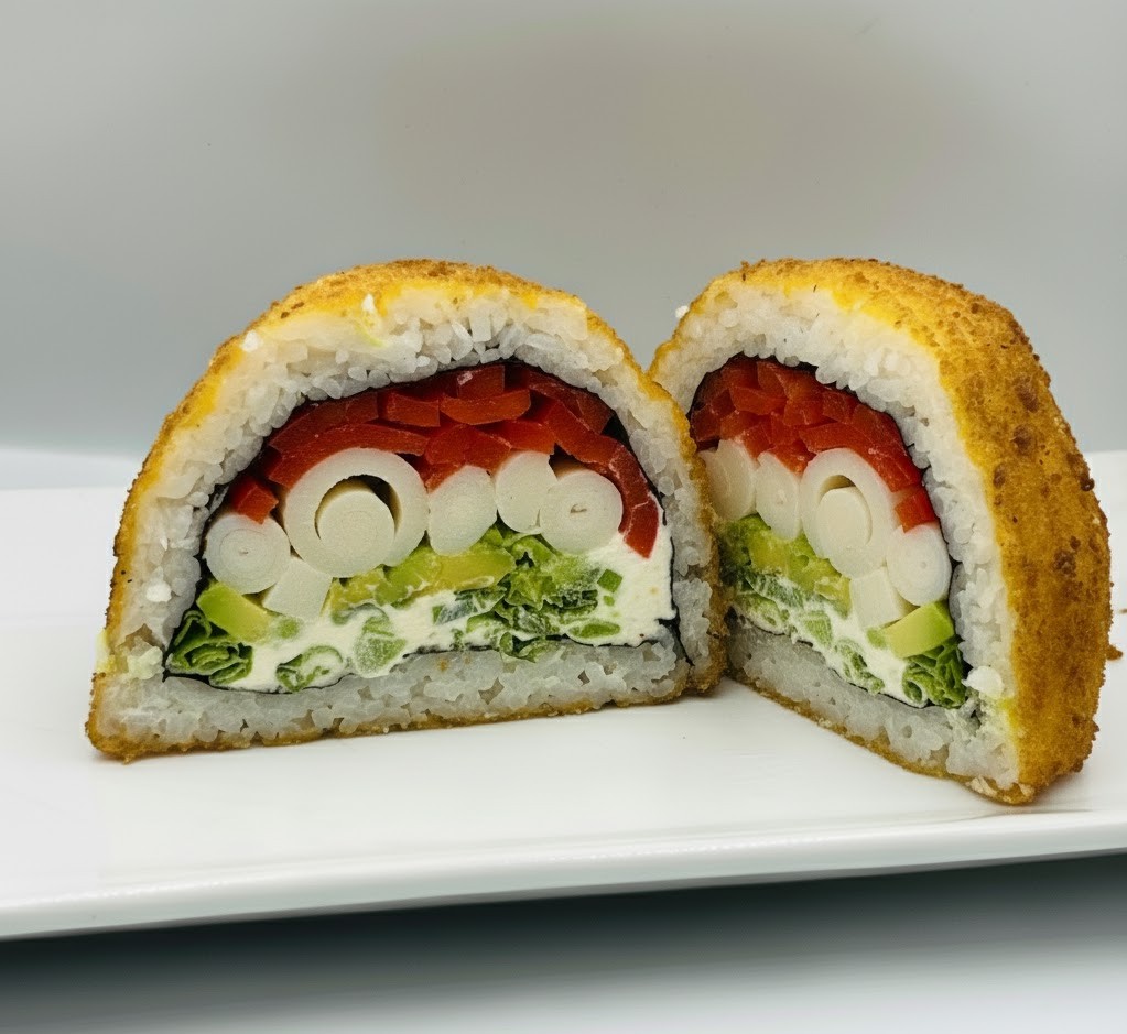 Sushi Burger de Palmito Pimentón - MINI