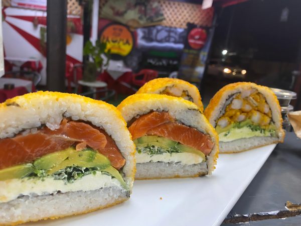 Sushi Burger de Salmón Camarón - Image 2