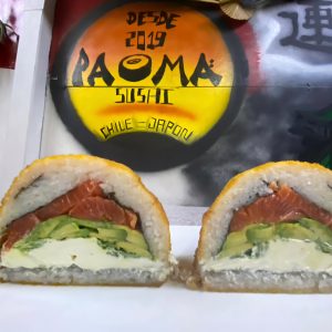 Sushi Burger de Salmón Camarón