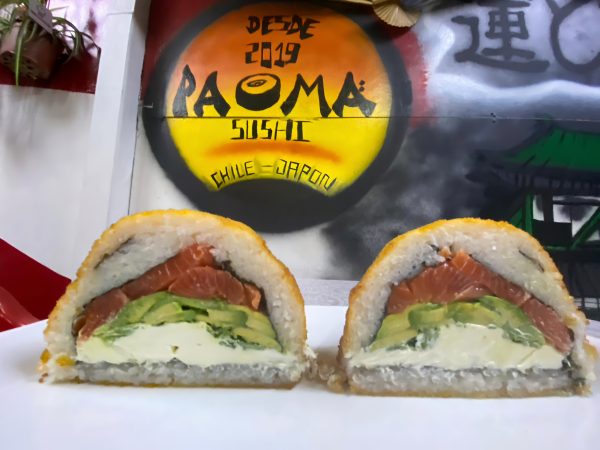 Sushi Burger de Salmón Camarón